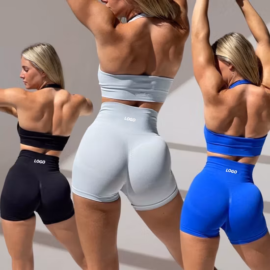 Whoelsale Sommer-Sport-Fitness-Outfits, aktive Kleidung, Workout-Fitness-Kleidung für Frauen, Private Label 2/3/4 Stück nahtlose Sportbekleidung, passende sexy Yoga-Sets